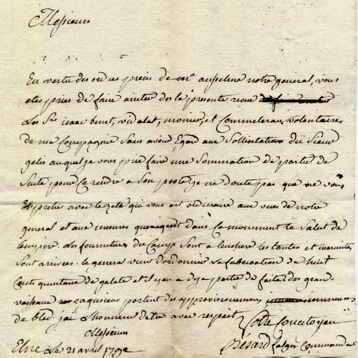 document manuscrit