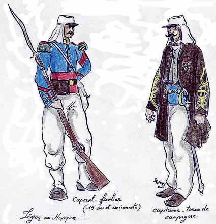 Uniformes de la légion