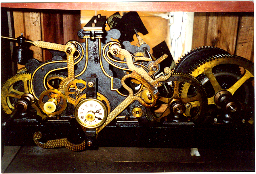 mécanisme de l'horloge