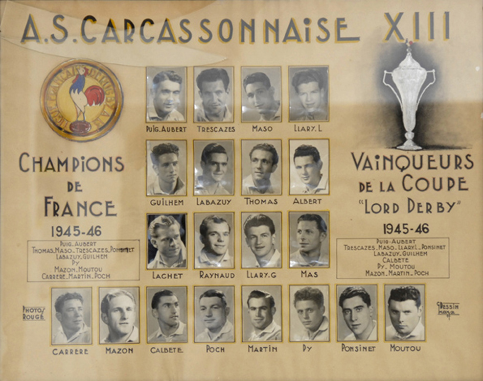 poster A.S. Carcassonnaise XIII